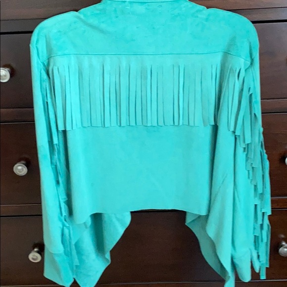 Crazy Train Faux Suede Jacket - Picture 5 of 5